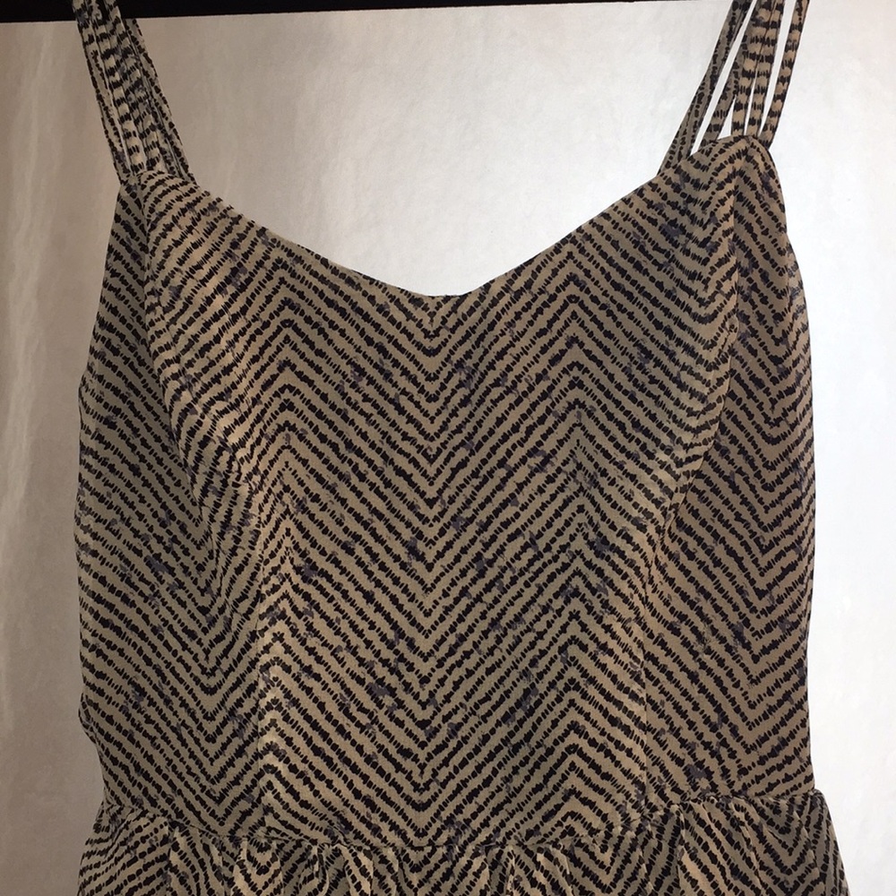 Bebop Medium Navy Geometric Zig Zag Pattern Dress - image 2